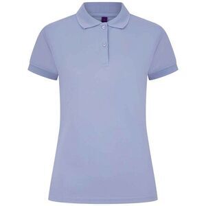 Henbury Womens/Ladies Pique Polo Shirt / Lavender